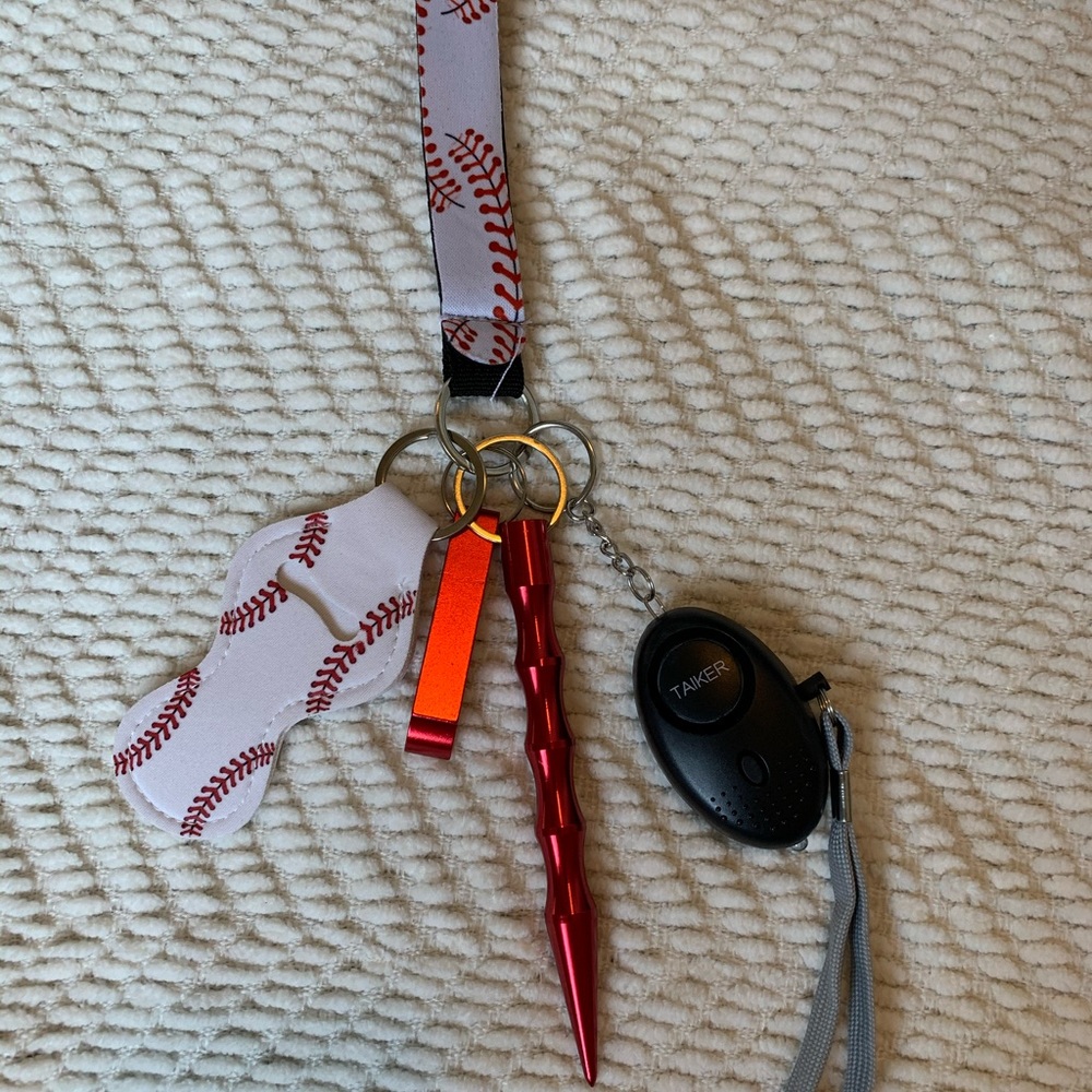 Baseball Safety Keychain